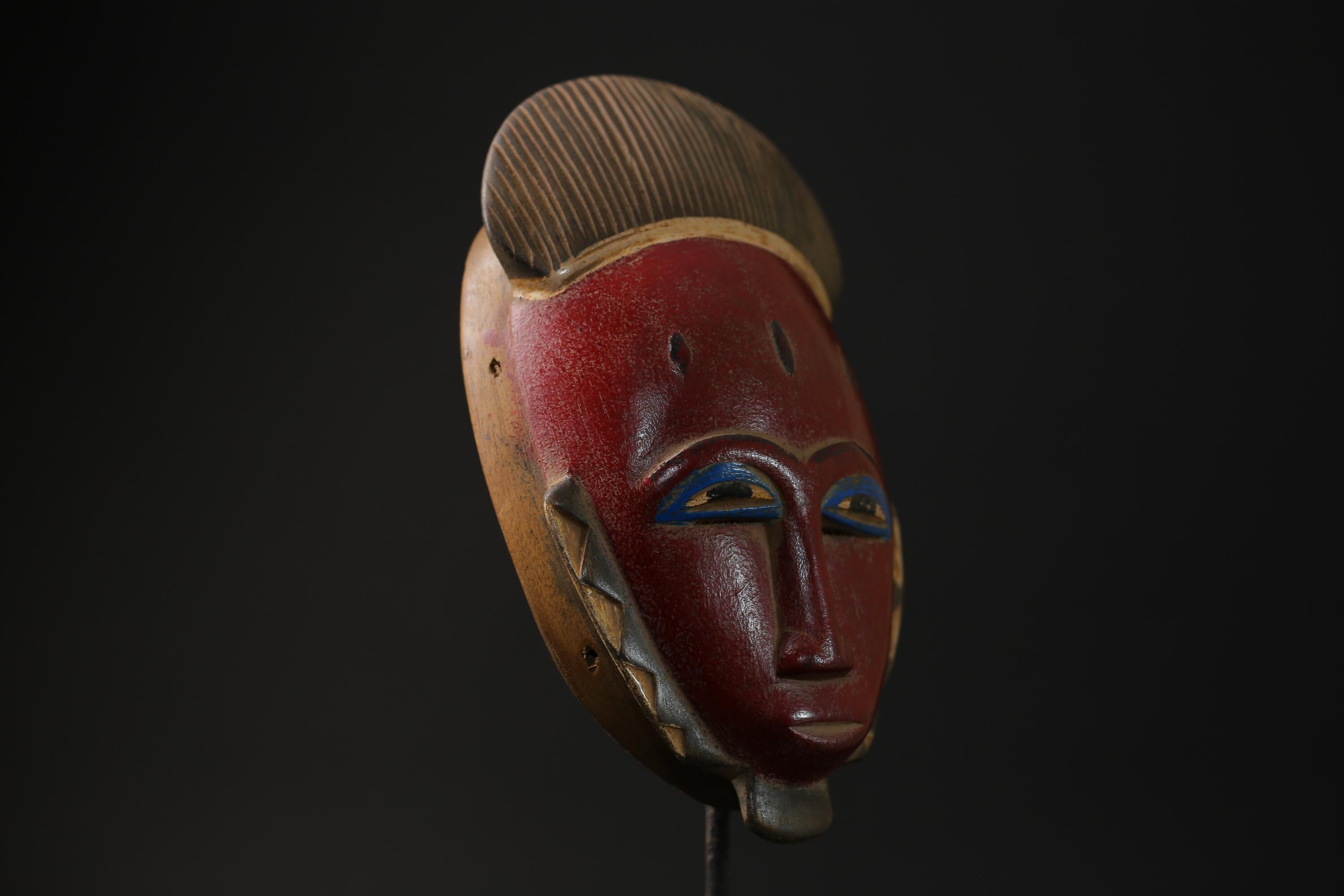 African Home Decor masks Wall Hanging Traditional Antique Folk Art Baule-G2286