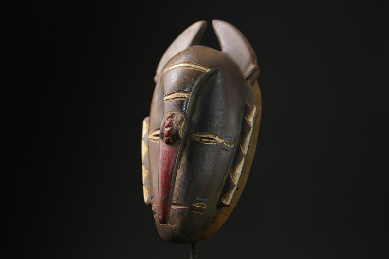 African Carved Wood Handmade Masks Tribal Guru Mask Elephant masks for wall-G2291