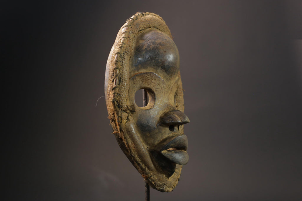 African Mask Face Tribal Wood Mask Collectibles Home Decor Masque Dan Masks for wall-G2555