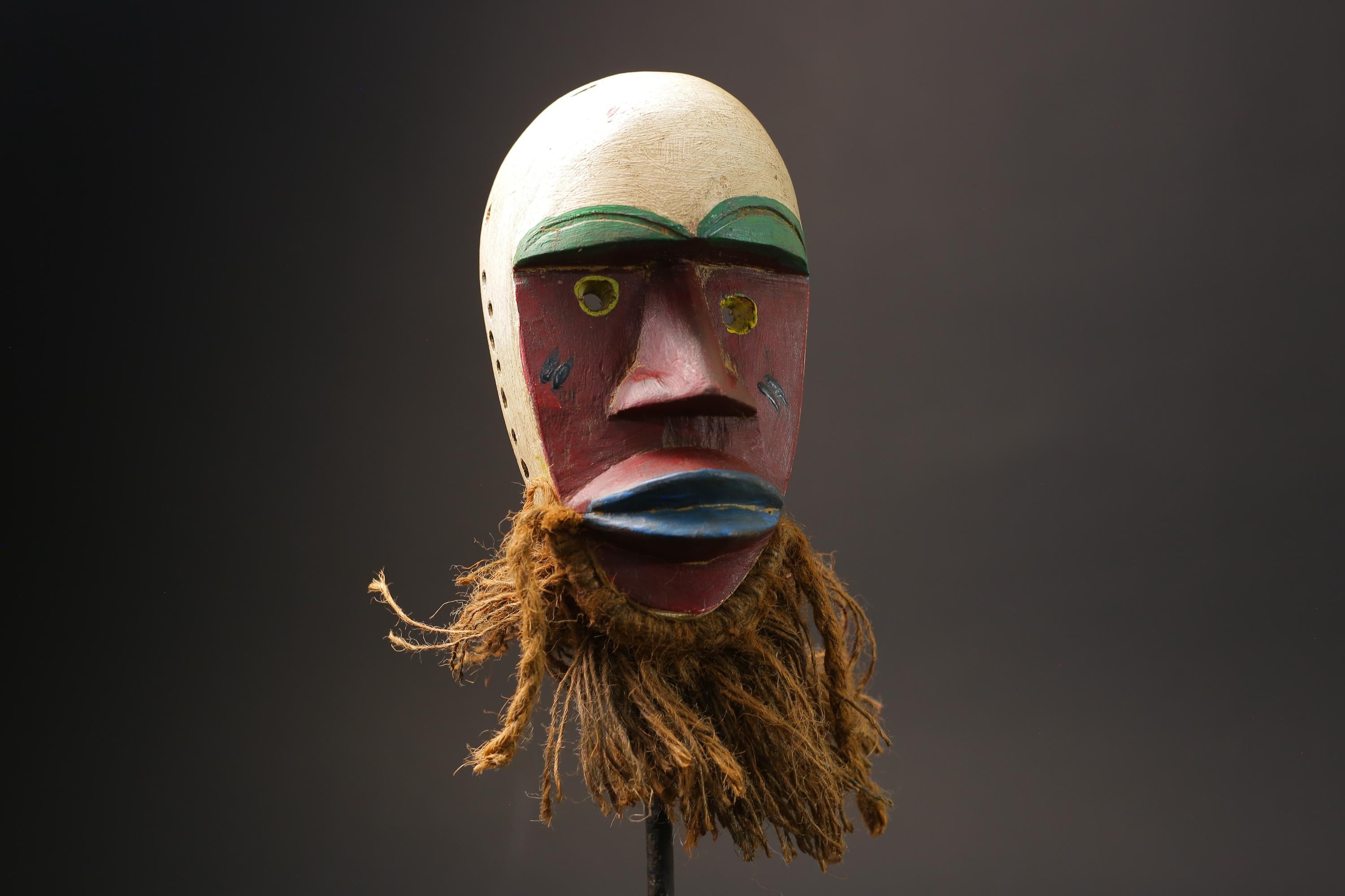 African Tribal Face Face Mask Handmade Sese Wood dan mask African Mask Masks for wall-G2562
