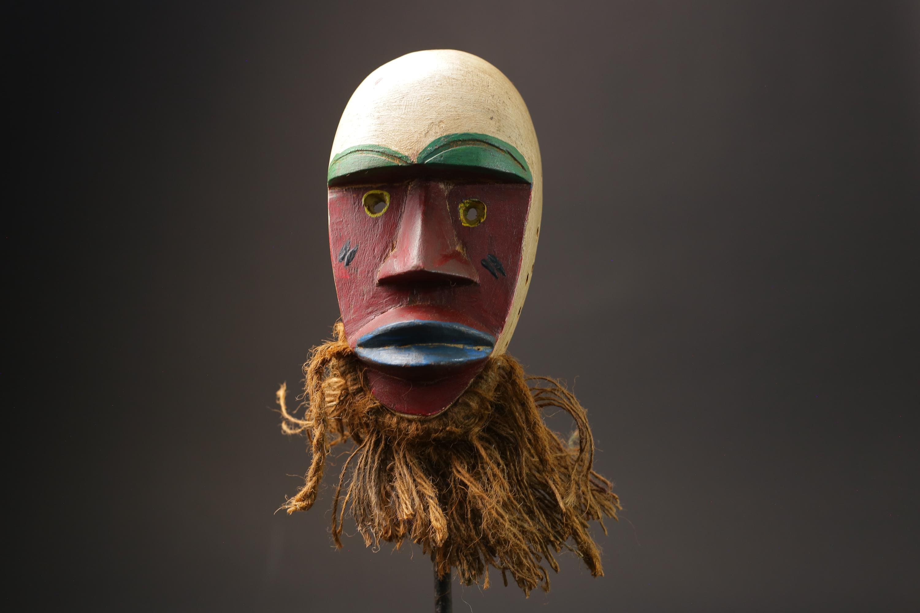 African Tribal Face Face Mask Handmade Sese Wood dan mask African Mask Masks for wall-G2562