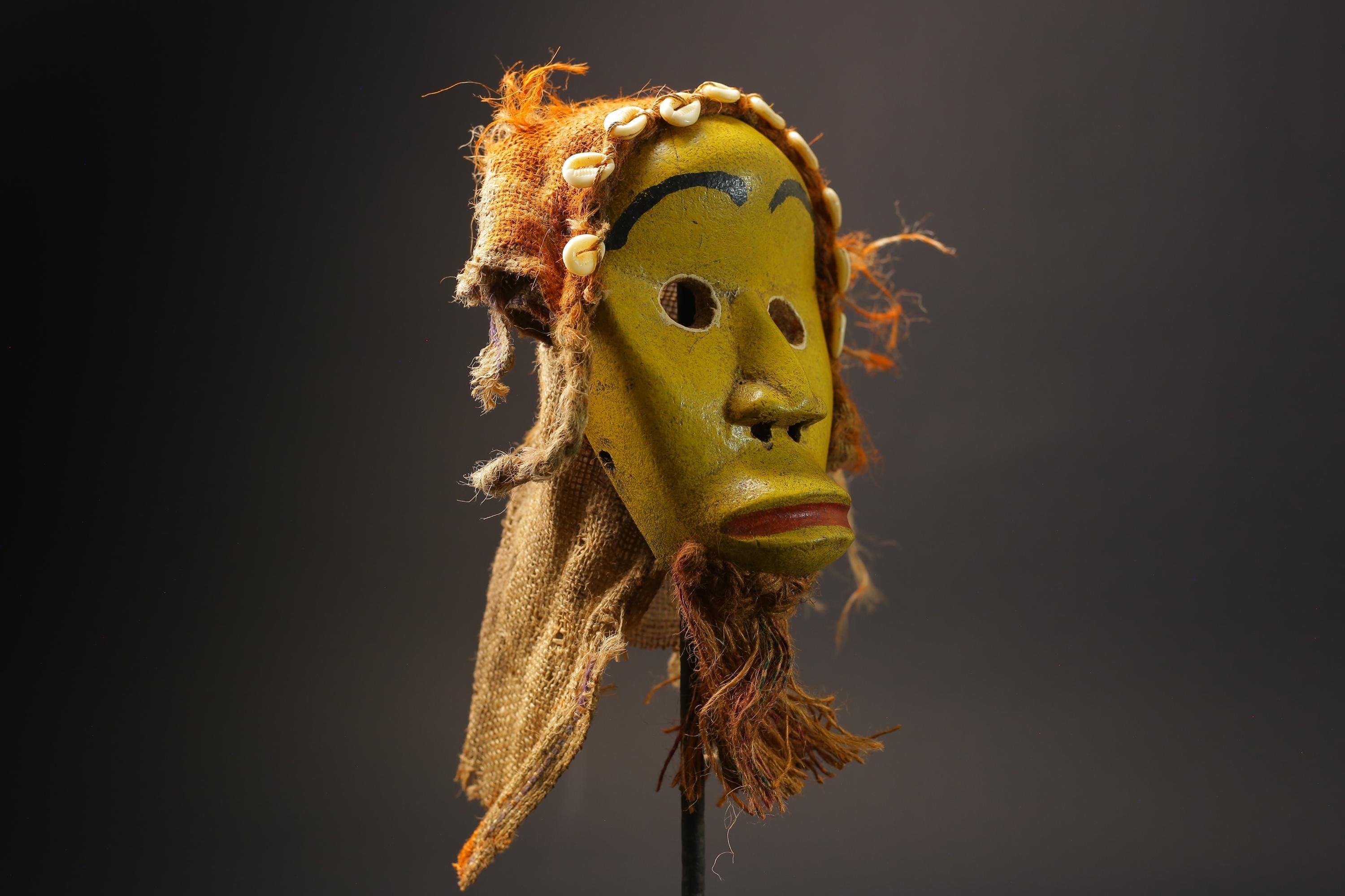 African Mask Face Tribal Wood Mask Collectibles Home Decor Masque Dan Masks for wall-G2563