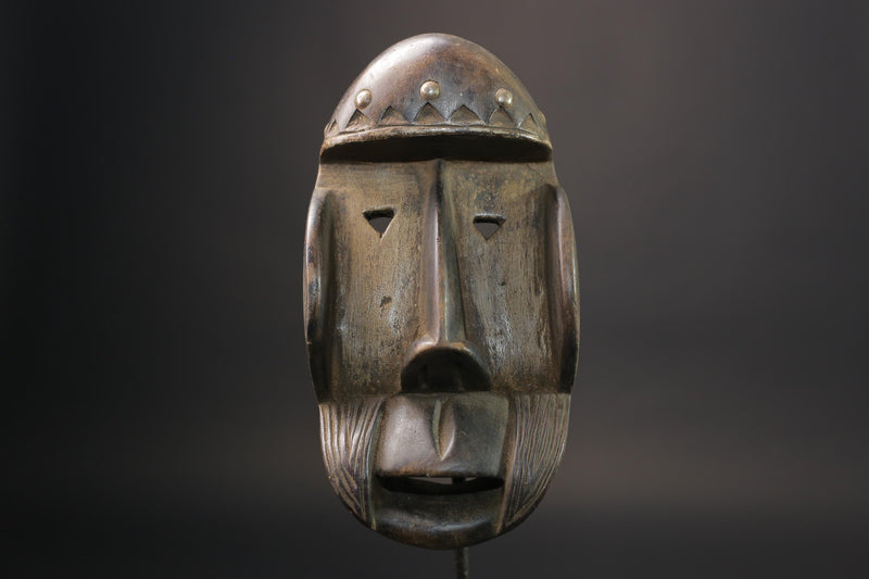 African wood mask antiques Wooden Wall Decoration Tribal Vintage Dan Masks for wall-4046