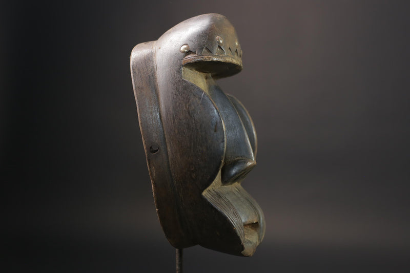 African wood mask antiques Wooden Wall Decoration Tribal Vintage Dan Masks for wall-4046
