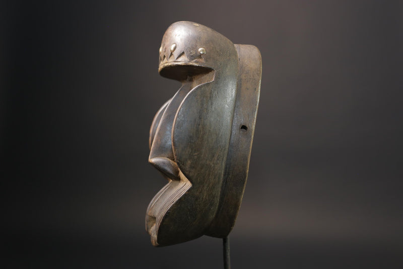 African wood mask antiques Wooden Wall Decoration Tribal Vintage Dan Masks for wall-4046