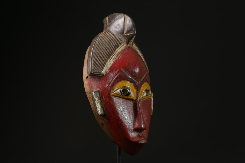 African Tribal Face Mask Wood Hand Carved Wall Hanging tribal Guro masks for wall-G2303