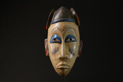 African Baule mask African Mask Tribal Face Wood Hand Carved Wall Hanging-G2304