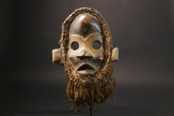 African wood mask antiques Hand Carved Vintage Wall Hanging Dan Mask Masks for wall-G2568