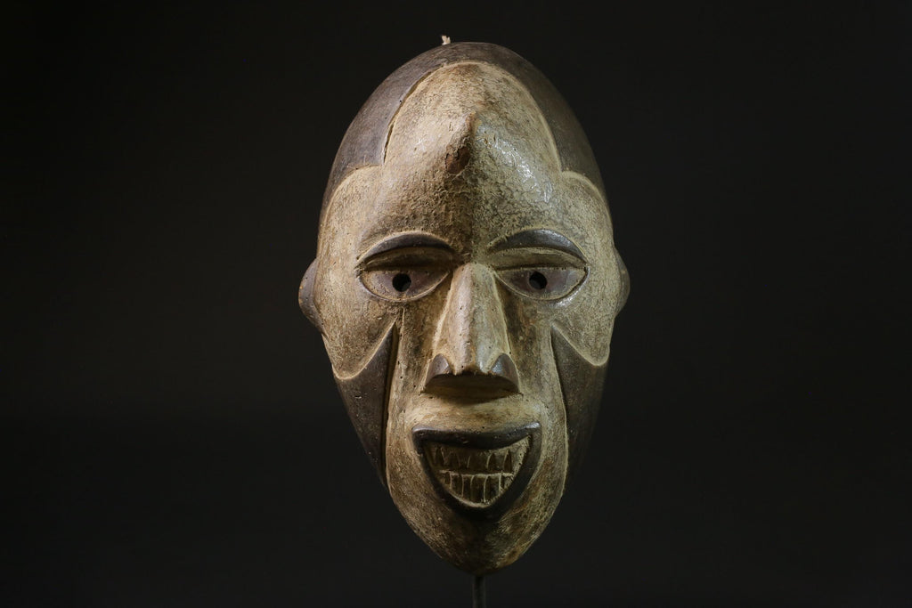African Face masks Tribal Art Wooden Carved Mask Wood Igbo Spirit masks for wall-5553