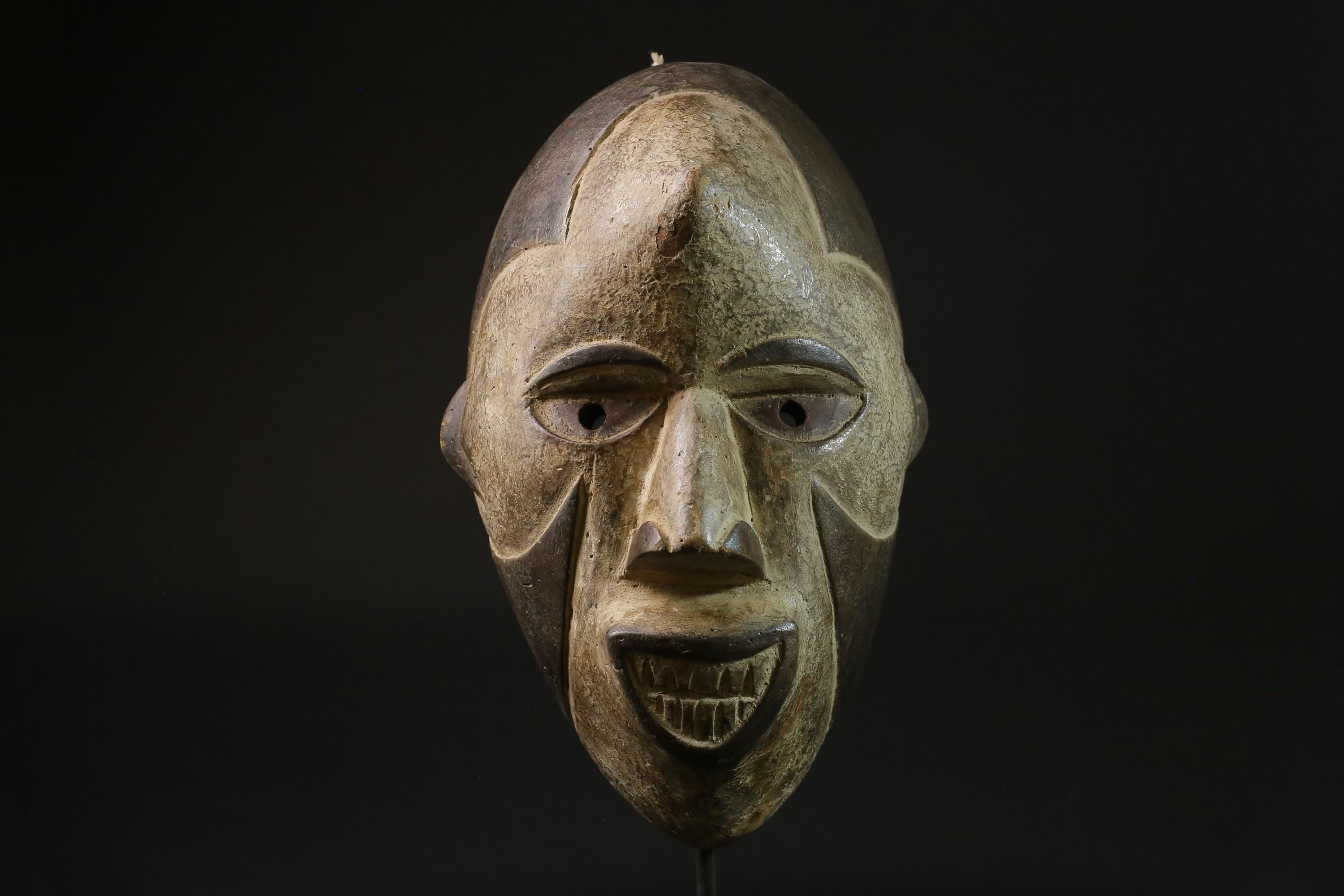 African Face masks Tribal Art Wooden Carved Mask Wood Igbo Spirit masks for wall-5553