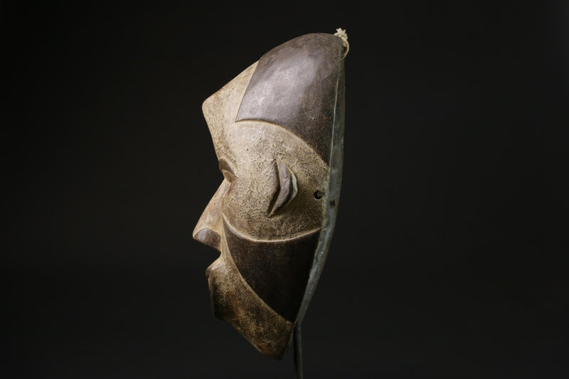 African Face masks Tribal Art Wooden Carved Mask Wood Igbo Spirit masks for wall-5553