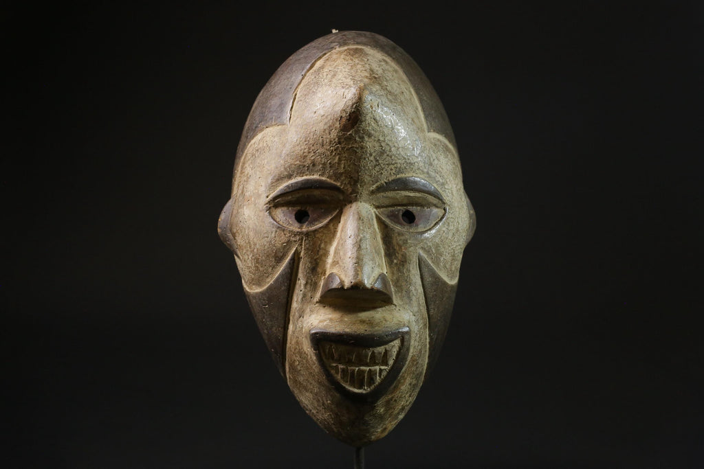 African Face masks Tribal Art Wooden Carved Mask Wood Igbo Spirit masks for wall-5553