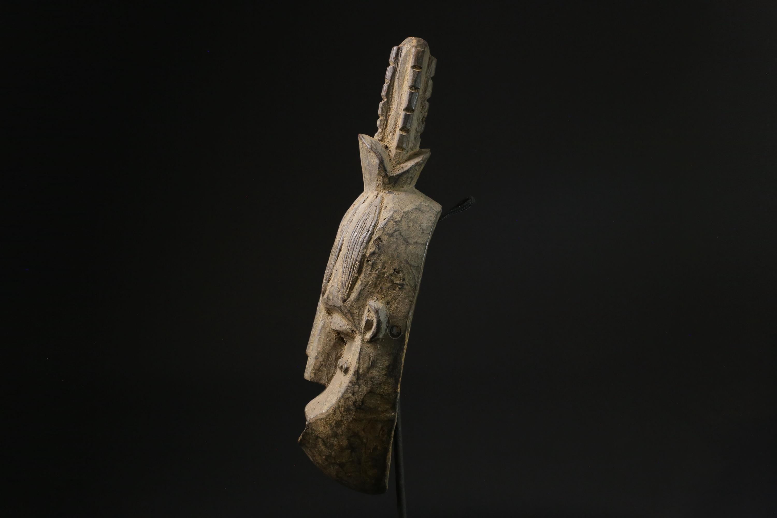 African mask antiques tribal art Face vintage Wood Carved Vintage guro masks for wall-2637