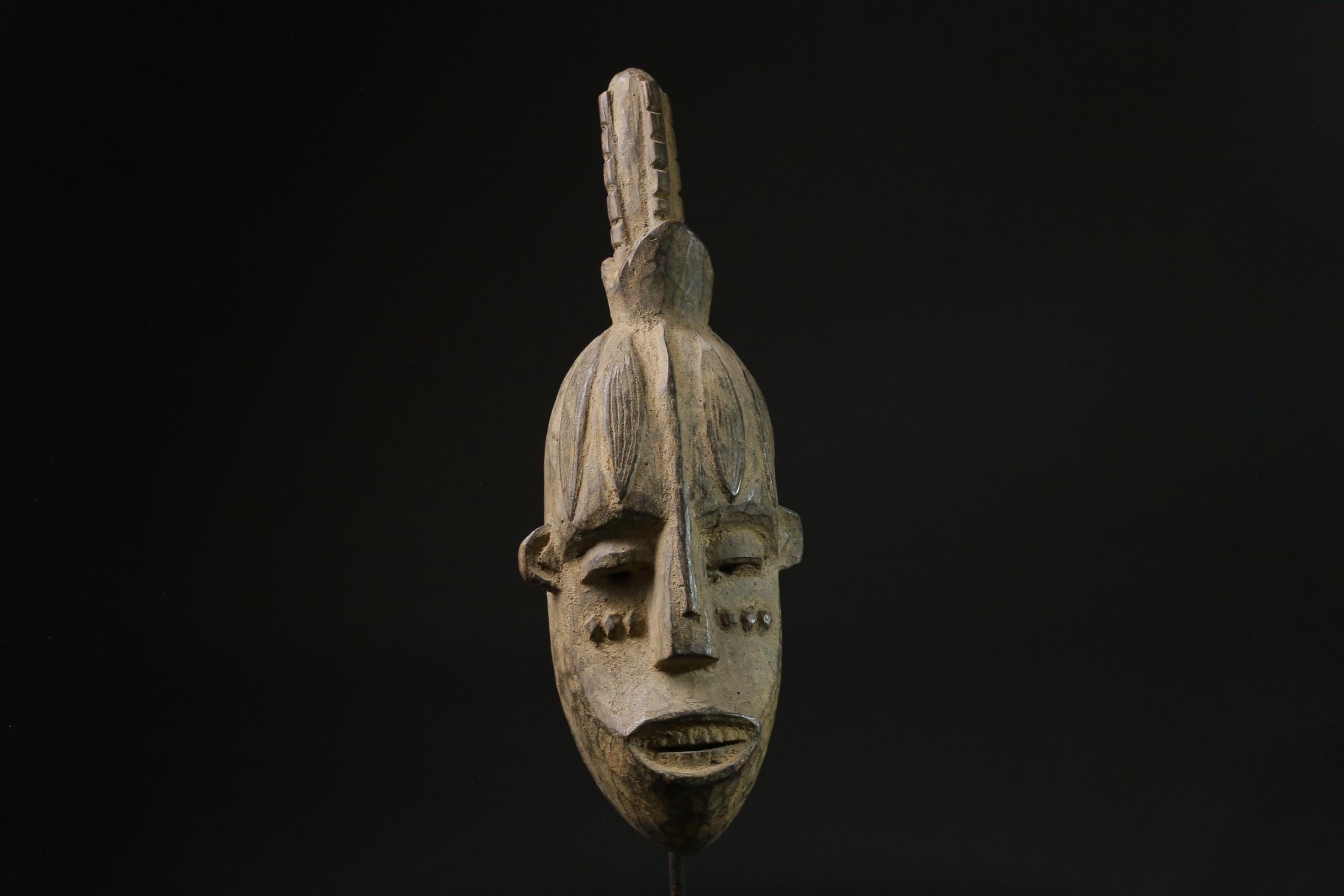 African mask antiques tribal art Face vintage Wood Carved Vintage guro masks for wall-2637