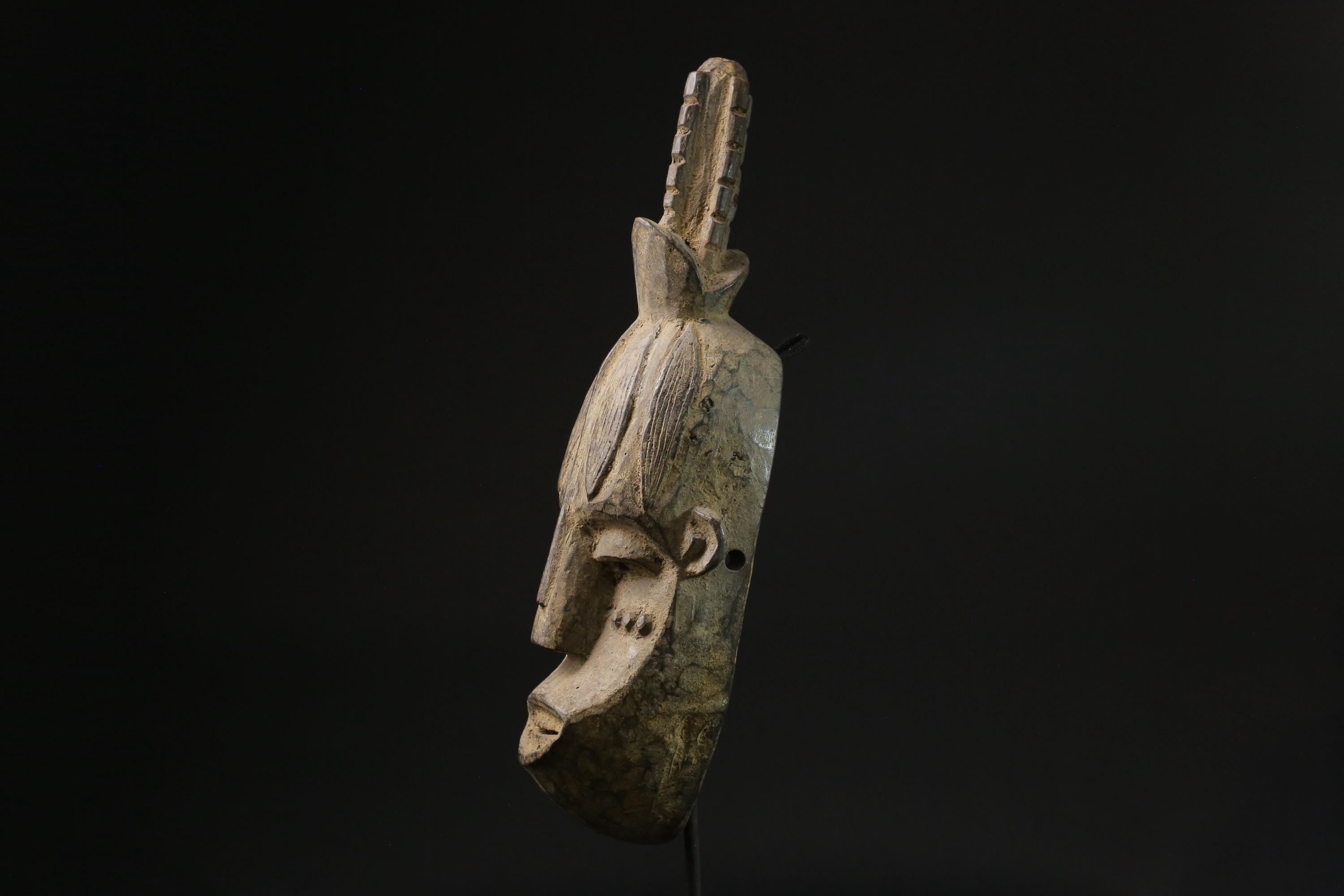 African mask antiques tribal art Face vintage Wood Carved Vintage guro masks for wall-2637