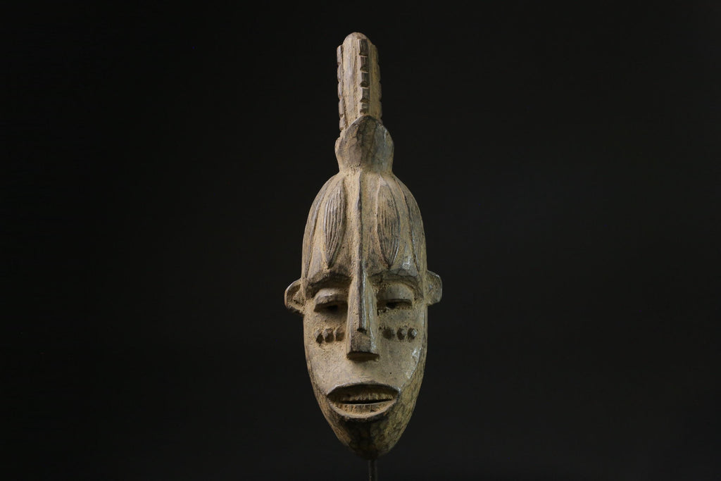 African mask antiques tribal art Face vintage Wood Carved Vintage guro masks for wall-2637
