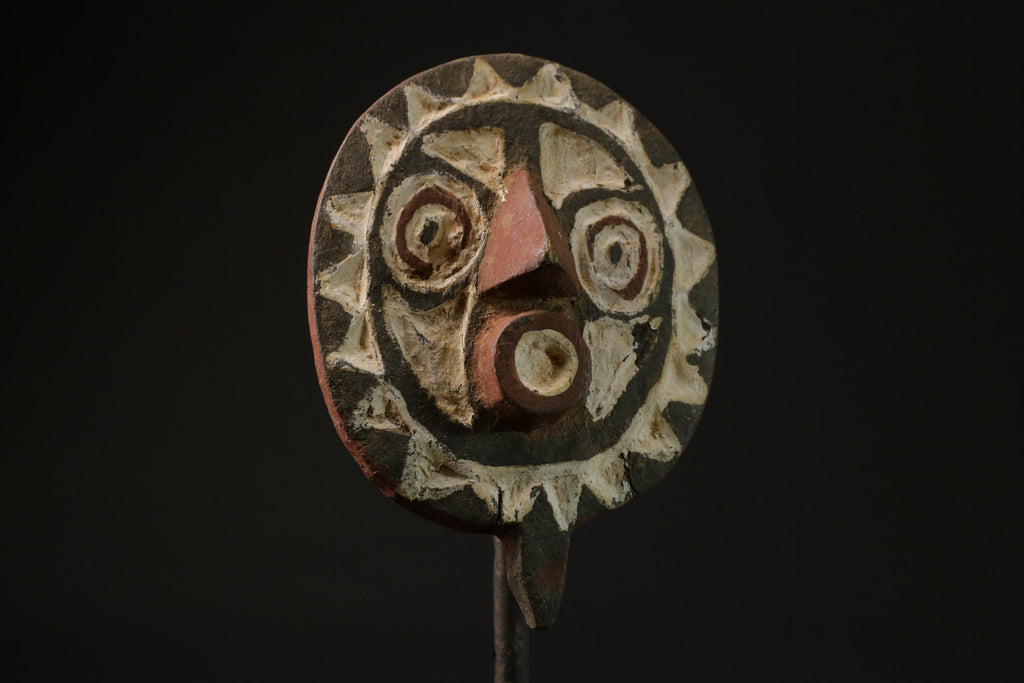 African Mask Tribal Face Mask Wall Hanging African Bobo Sun MasK Wall Hanging-6931