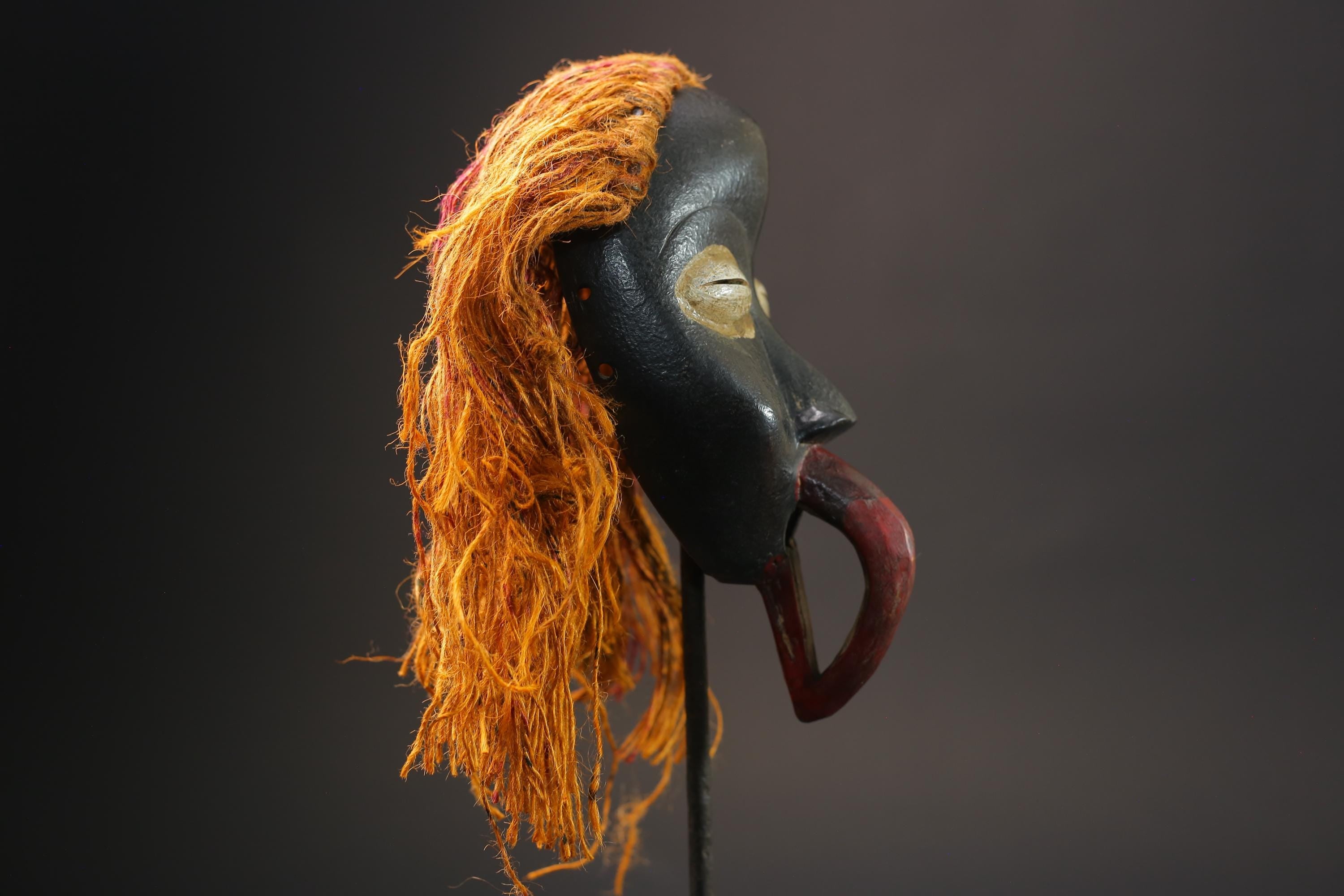 African Tribal Wood masks Dan Liberia Mask Primitive Handmade Collectibles Masks for wall-G2587