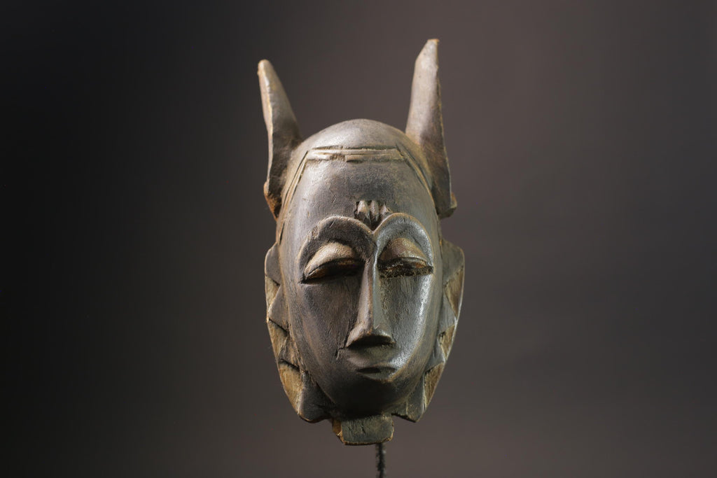 African wood mask Female Guru Vintage Tribal Handmade African Masks for wall-7219