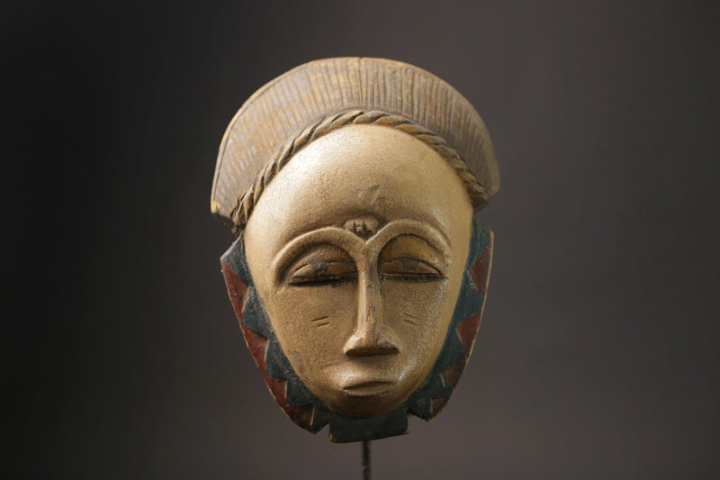 African wood mask antiques Mask Baule Antique Wall Hanging Home Decor Mask-7796