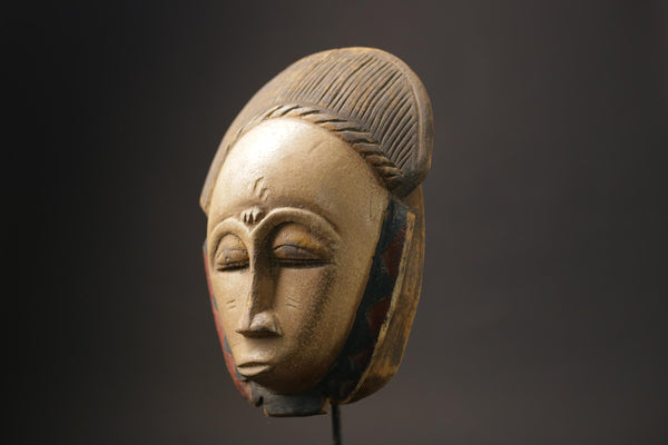 African wood mask antiques Mask Baule Antique Wall Hanging Home Decor Mask-7796