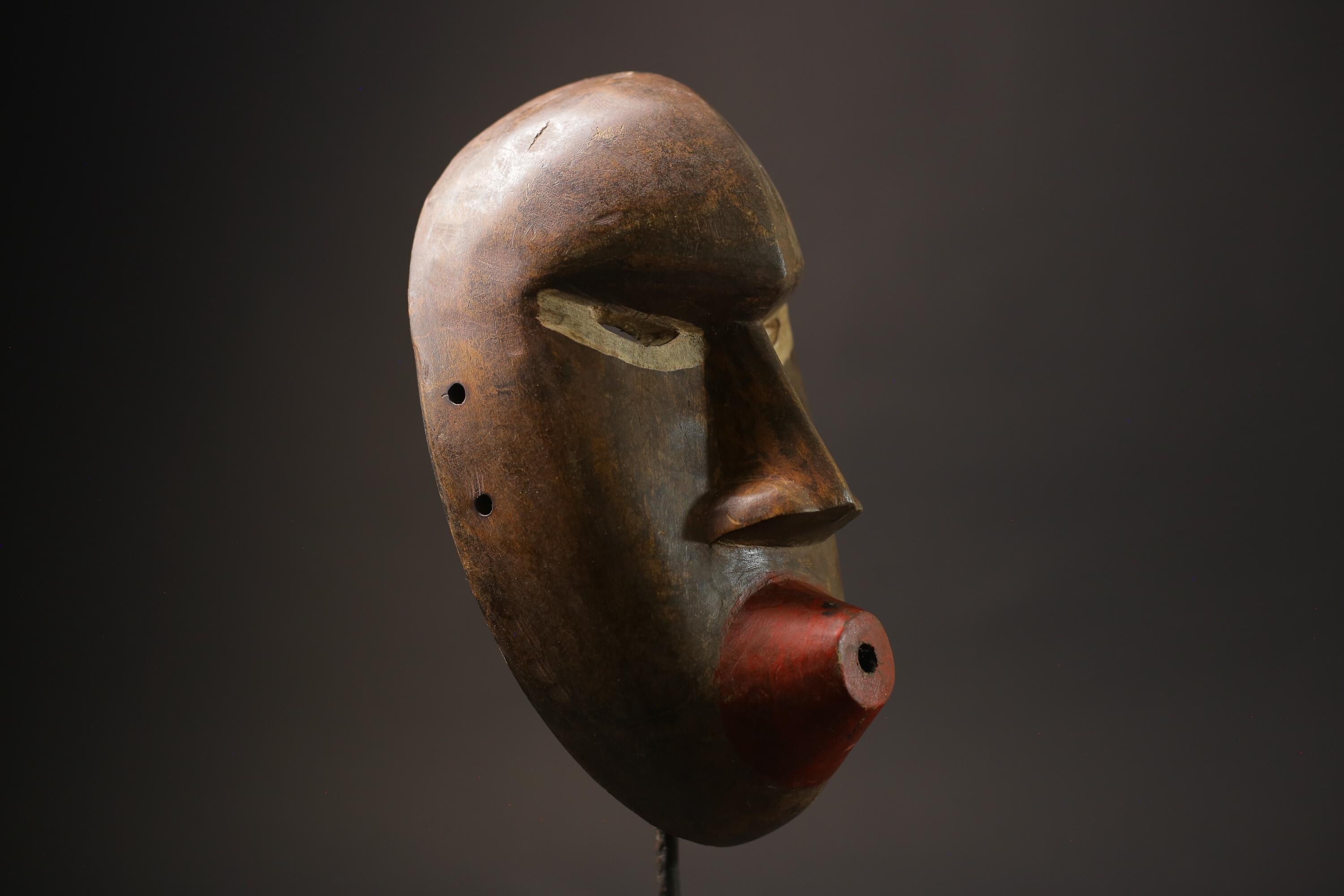 African Mask Wall Art Handmade Home Décor Dan Mask Côte D'ivoire Masks -7101