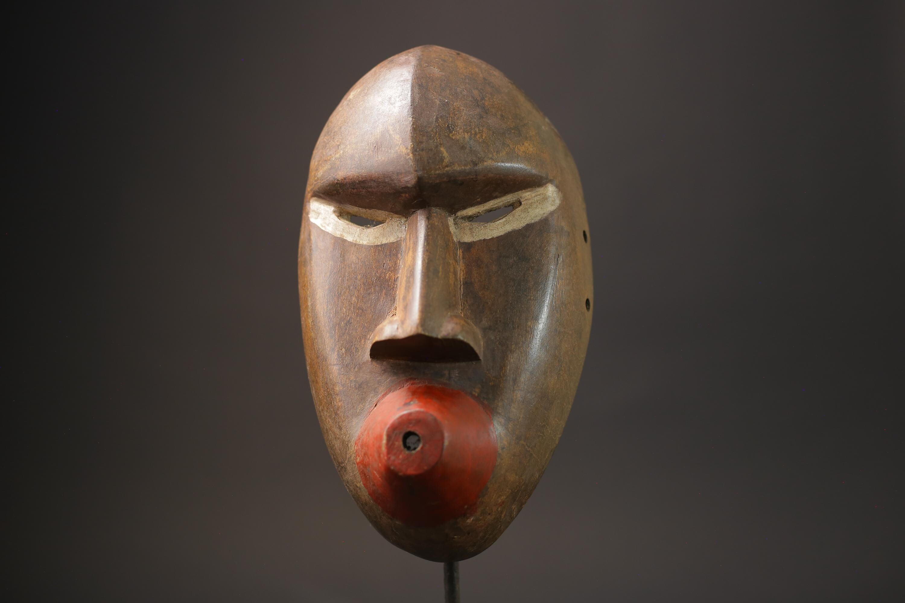 African Mask Wall Art Handmade Home Décor Dan Mask Côte D'ivoire Masks -7101