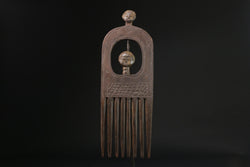 African Comb Wooden African Swahili Carved hand carved Home Décor -G2325