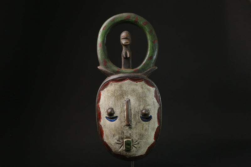 African Tribal Wood masks Home Décor Traditional Goli Guru Tribe Wood masks for wall-9765