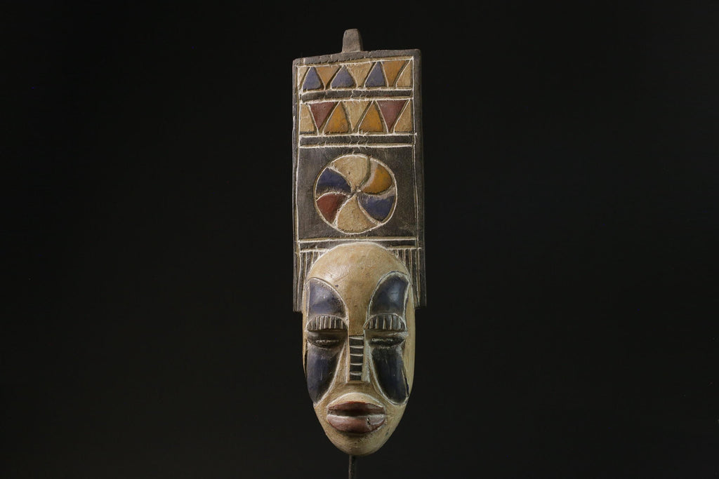 African Tribal Wood masks Bobo Peoples, Bwa plank owl mask African masks -3839