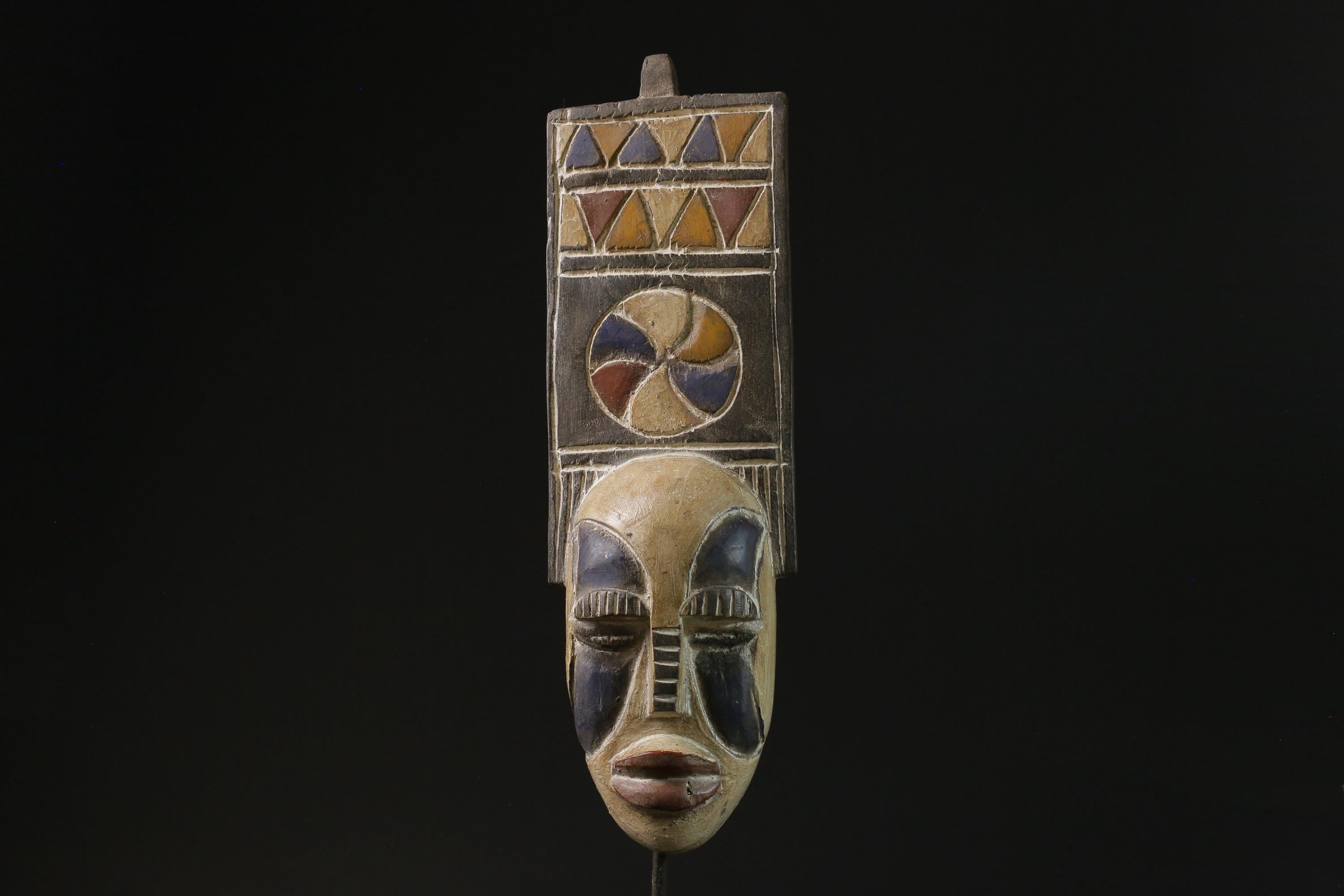 African Tribal Wood masks Bobo Peoples, Bwa plank owl mask African masks -3839