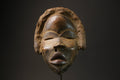 African Tribal Face Mask Wood Hand Carved Wall Hanging Kuba Dan Mask Masks for wall-G2604