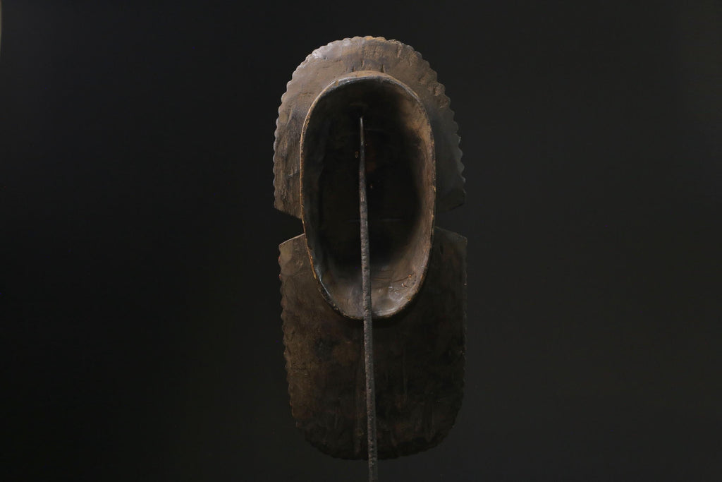 African Mask Baule Wood Mask African Decor tribal Baule Wall Hanging -9779