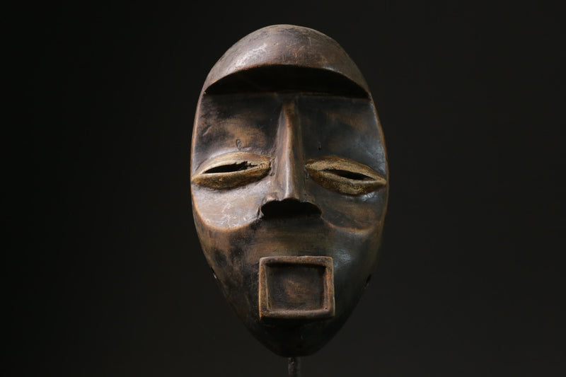 African Tribal Face Mask Wood Hand Carved Vintage Wall Hanging Dan masks for wall-8469