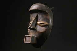 African Tribal Face Mask Wood Hand Carved Vintage Wall Hanging Dan masks for wall-8469