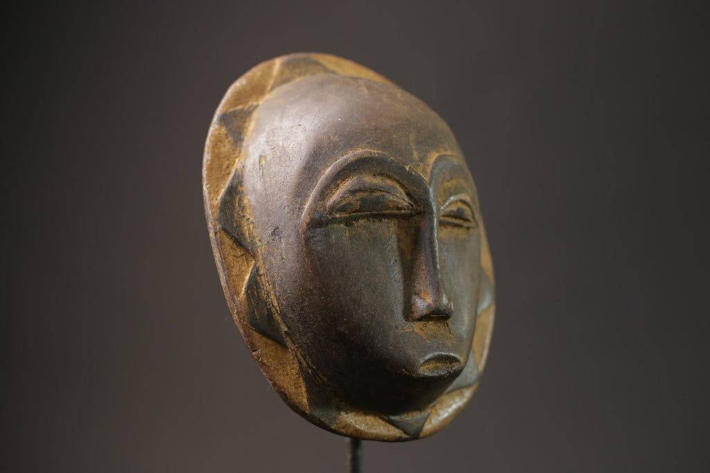 African Tribal Face Mask Wood Hand Carved Wall Hanging Guro Masks for wall-7251