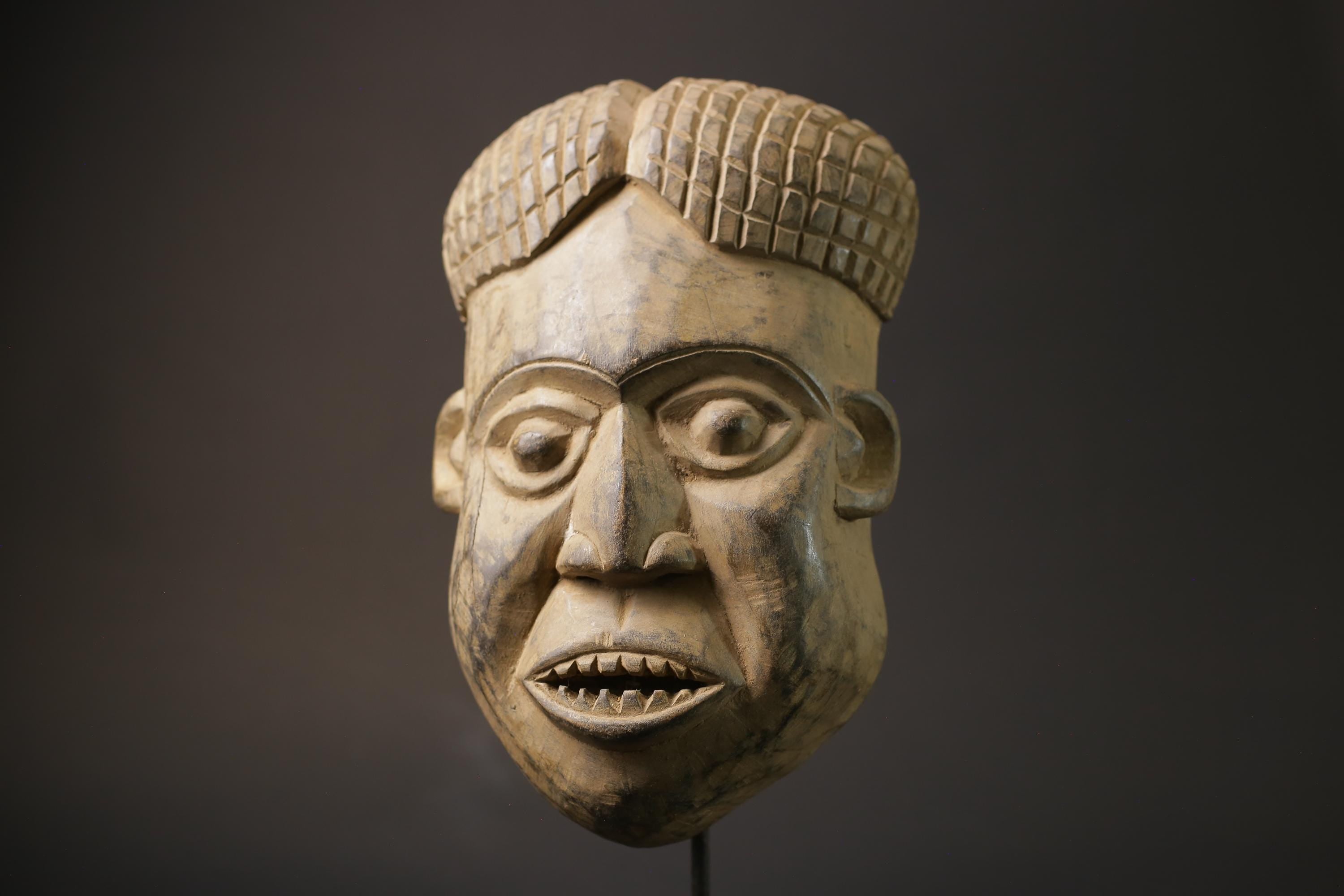 African Tribal Face Mask Wood Hand Carved Wall Hanging Dan Masks for wall-7256