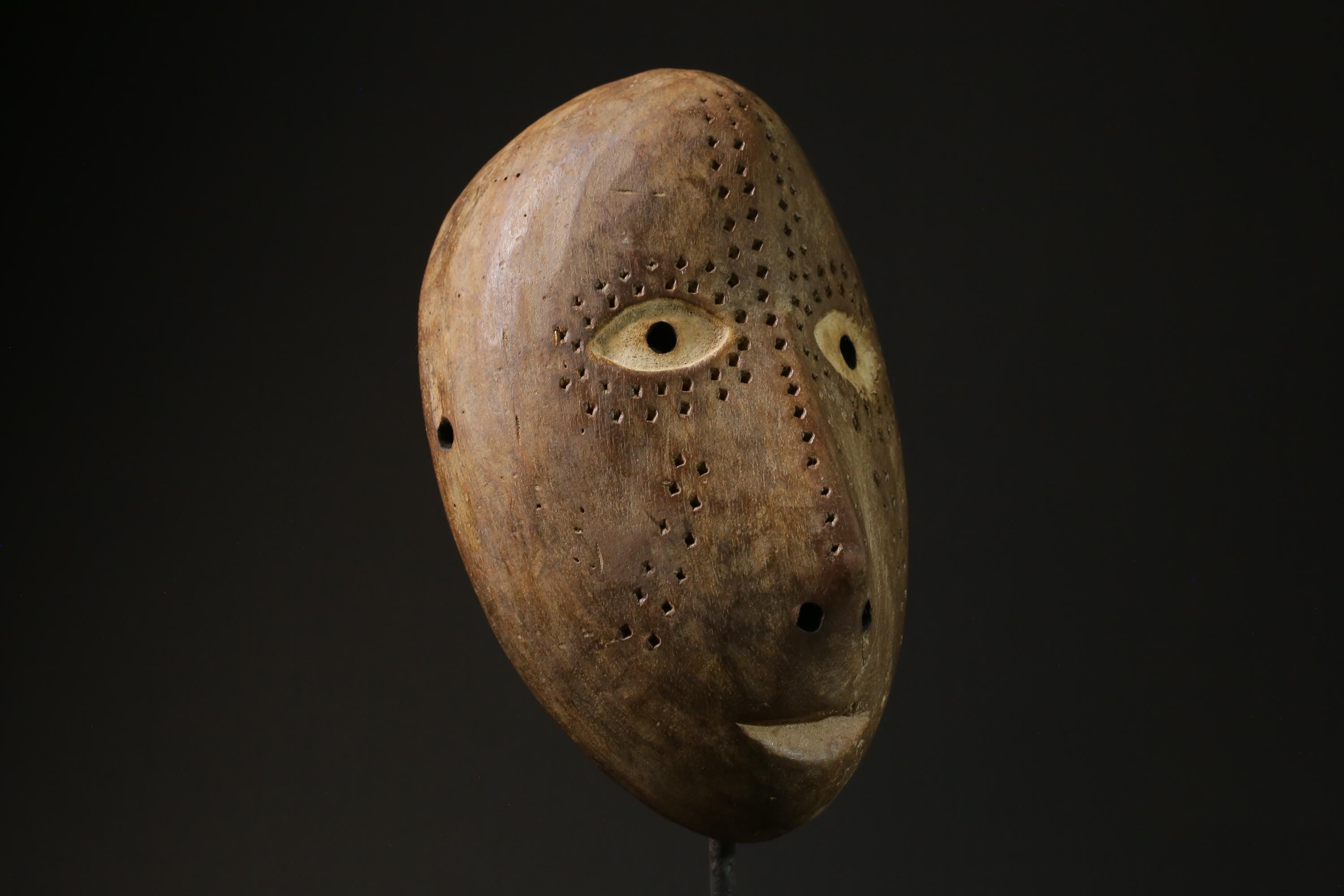 African Mask Tribal Face Mask Wood Lega Idimu Mask Congo Democratic masks for wall-6981