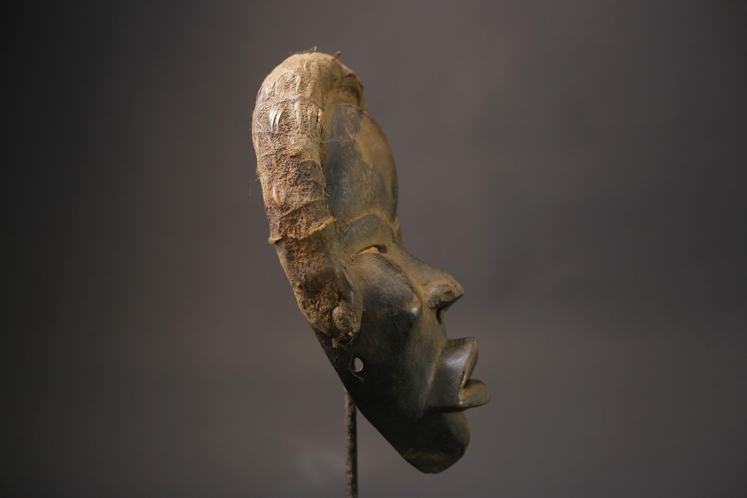 African wood mask Hand Carved Dan Face wooden Home Décor mask for wall-G2642