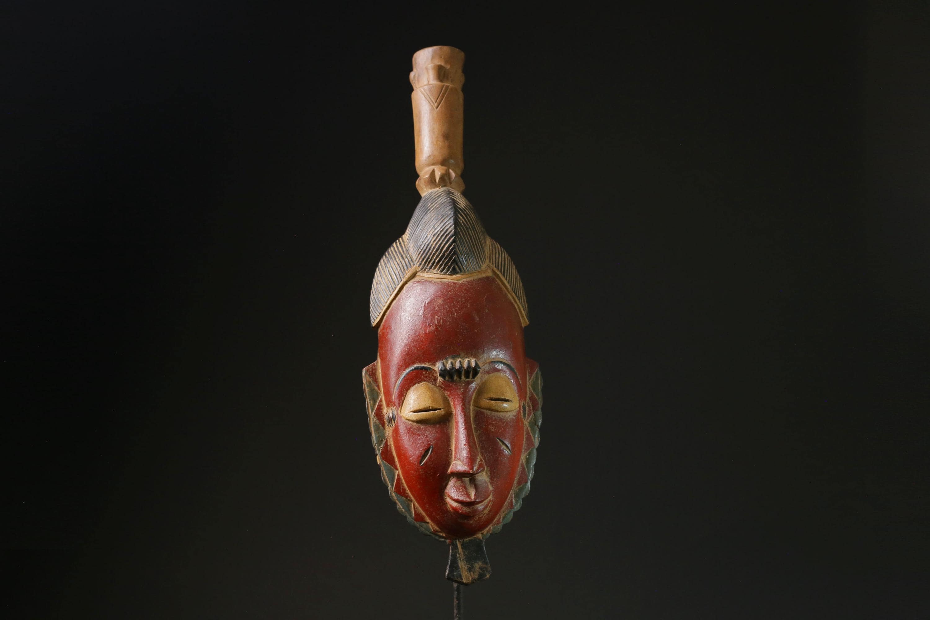 African Tribal Wood masks Tribal African Art Face Mask African Guro Baule masks for wall-9800