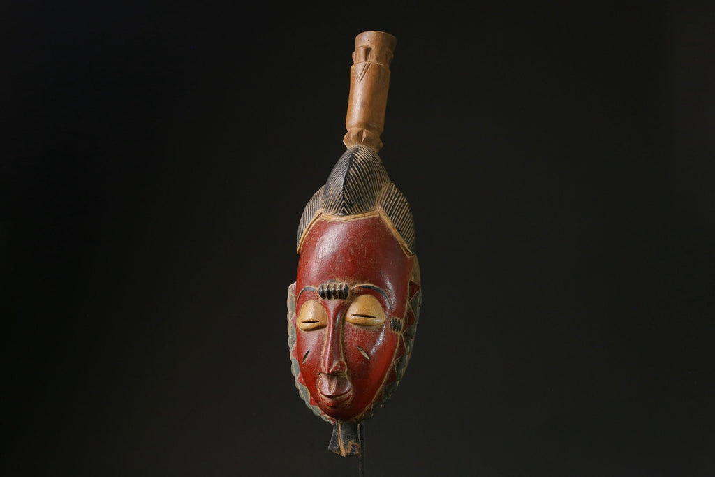 African Tribal Wood masks Tribal African Art Face Mask African Guro Baule masks for wall-9800