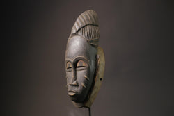 African Mask Tribal Face Mask Wood Hand Carved Wall Hanging Guro Zaouli Masks for wall-7266