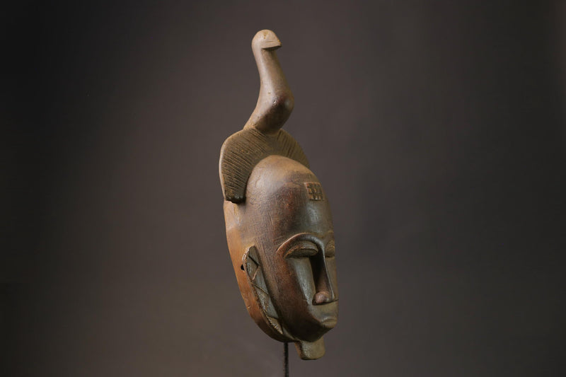 African wood mask antiques figure Guro Baule Mask Guro Masks for wall-4082