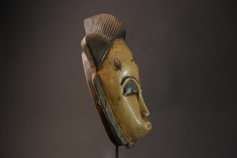 African wood mask antiques Hand Carved Antique tribal african masks Guro Masks for wall- 4081