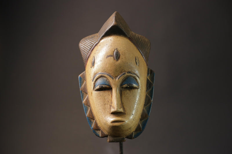 African wood mask antiques Hand Carved Antique tribal african masks Guro Masks for wall- 4081