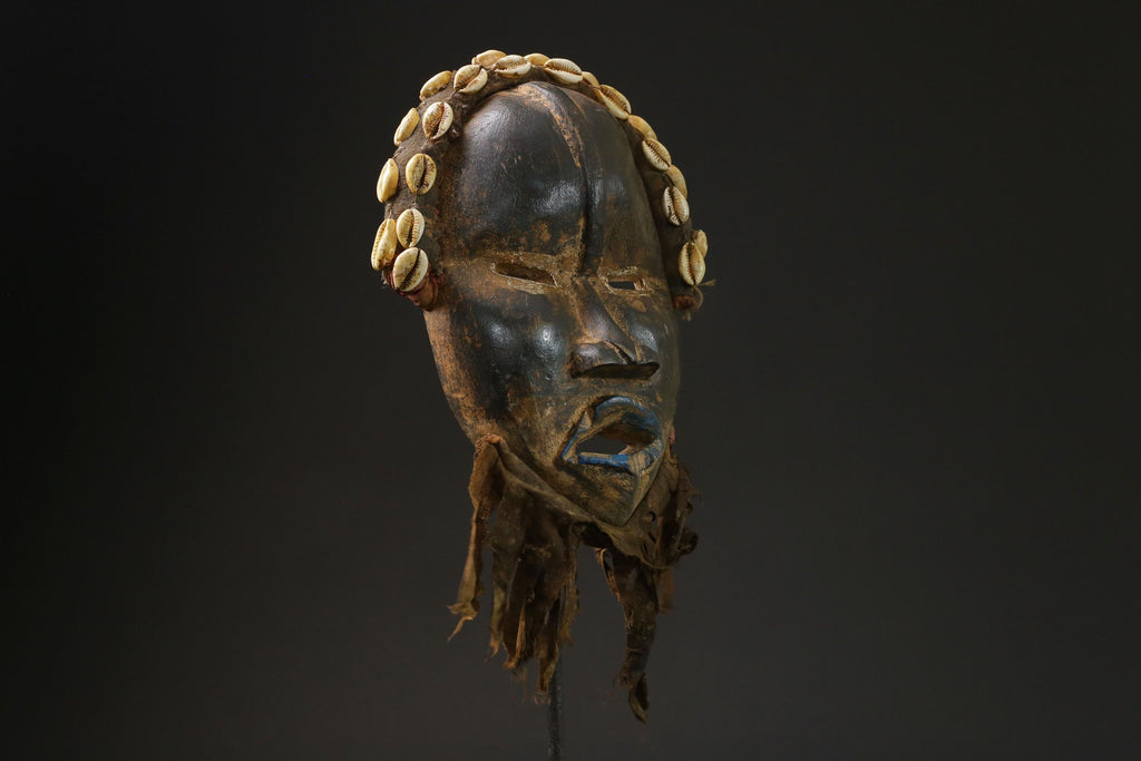 African mask wood carving mask tribal mask vintage Tribal Dan masks for wall-G2376