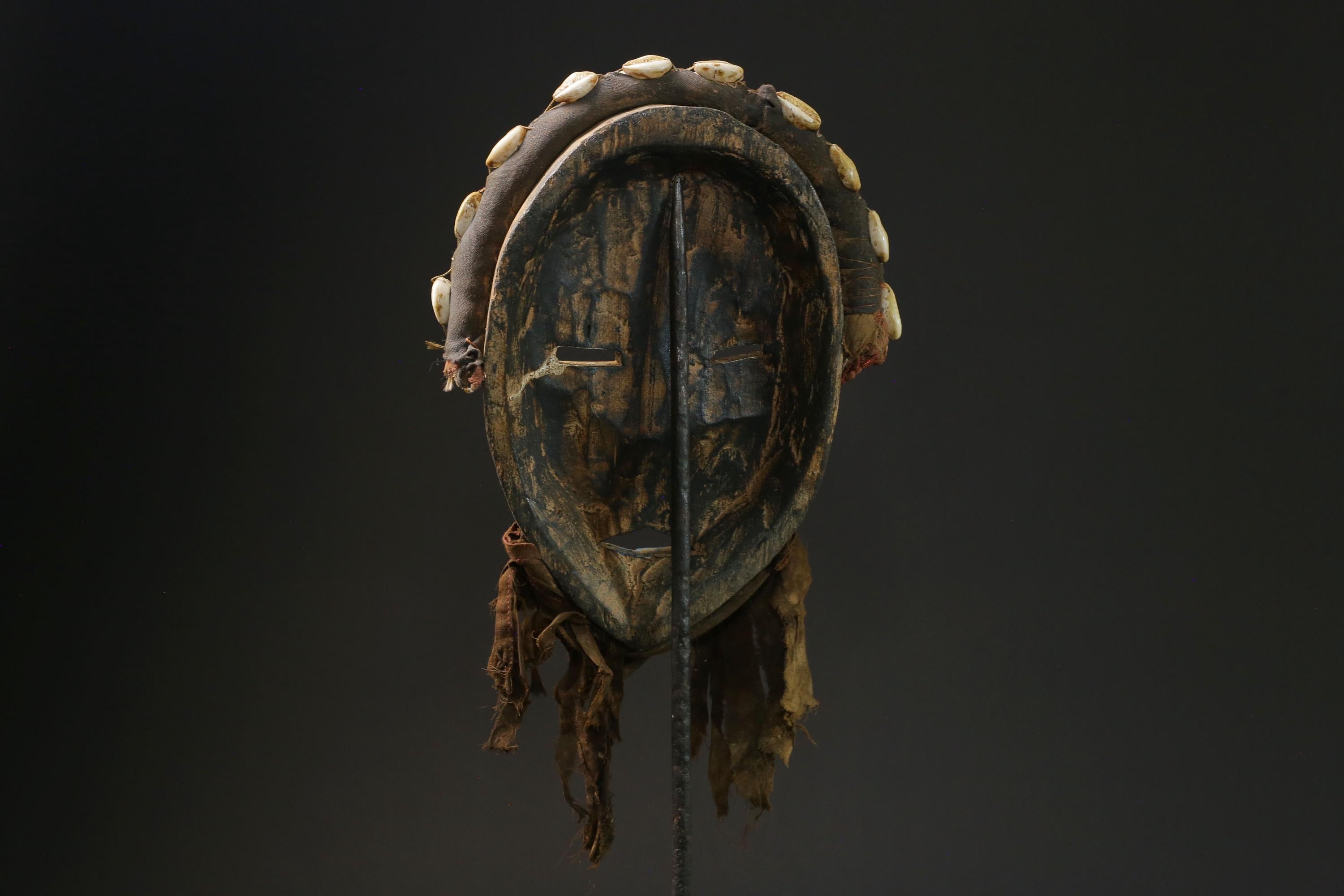 African mask wood carving mask tribal mask vintage Tribal Dan masks for wall-G2376