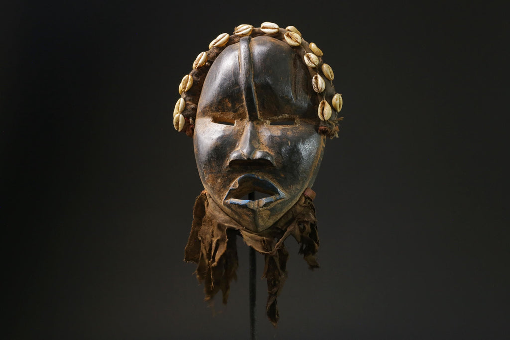African mask wood carving mask tribal mask vintage Tribal Dan masks for wall-G2376