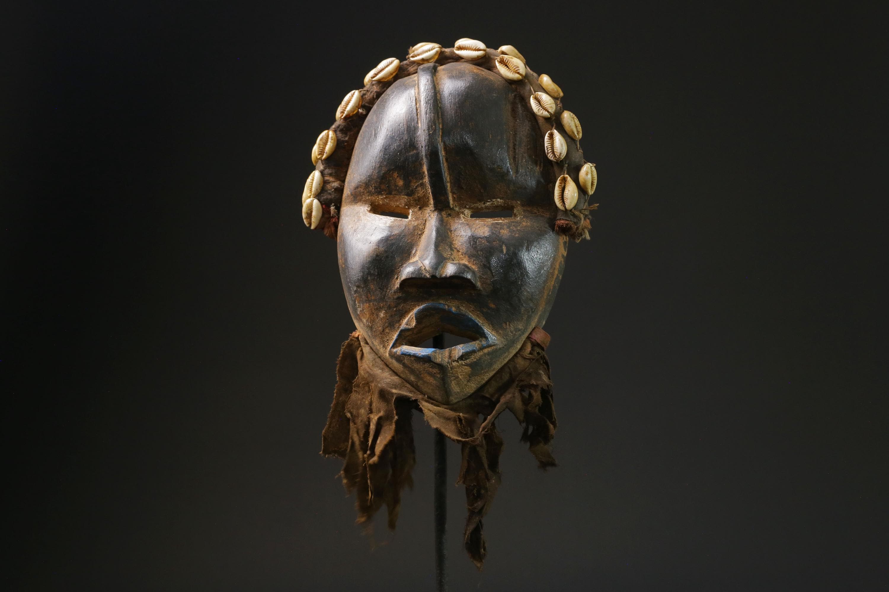 African mask wood carving mask tribal mask vintage Tribal Dan masks for wall-G2376