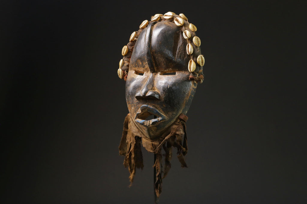 African mask wood carving mask tribal mask vintage Tribal Dan masks for wall-G2376